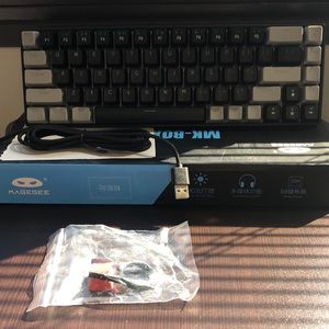 Portable 60% Mechanical Gaming Keyboard, MageGee MK-Box LED Backlit